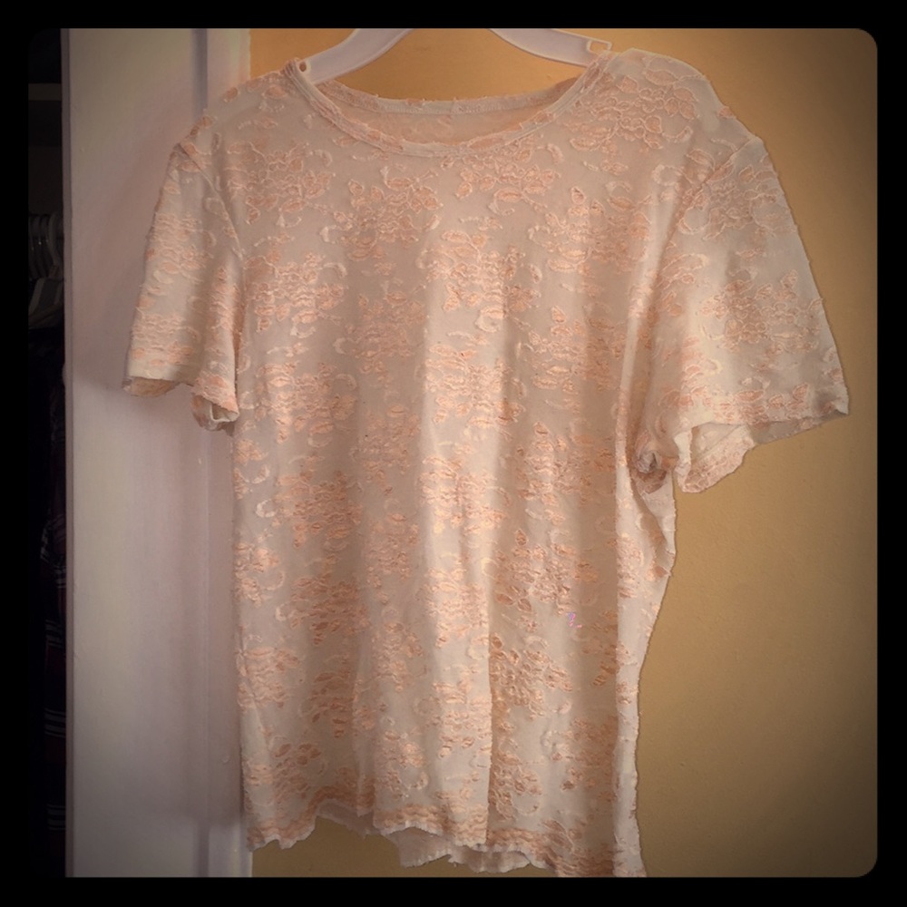 Crop top beige